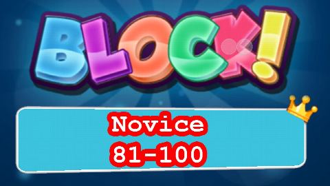 BLOCK! Novice Level 81-100 (Basic) - Lösung Solution Walkthrough