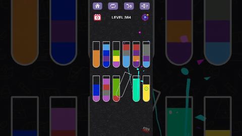 Water Sort Puzzle – Level 361–370 gelöst