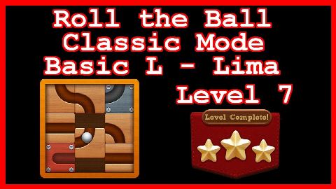 Roll the Ball Lima Level 7 (Classic - Basic L) - Lösung Solution Walkthrough