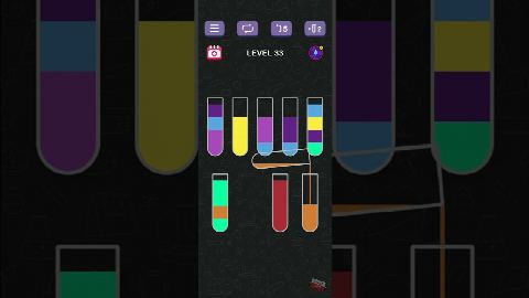 Water Sort Puzzle Level 33 – answer video