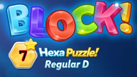 BLOCK! Hexa Puzzle! Regular D Level 7 (Premium) - Lösung Solution Walkthrough