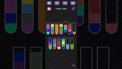 Water Sort Puzzle – Level 1031–1040 gelöst