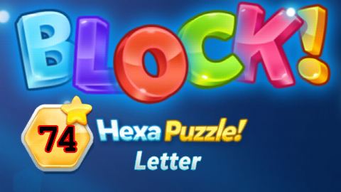 BLOCK! Hexa Puzzle! Letter Level 74 (Basic) - Lösung Solution Walkthrough