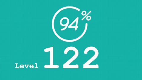 94 Prozent (94%) - Level 122 - Theater - Lösung