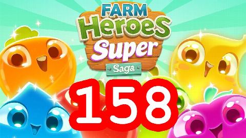 Farm Heroes Super Saga - Level 158 - Lösung Solution Walkthrough