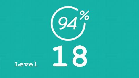94 Prozent (94%) - Level 18 - Pizzabelag - Lösung