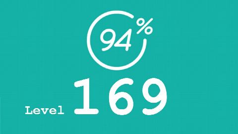 94 Prozent (94%) - Level 169 - Bild Grube - Lösung