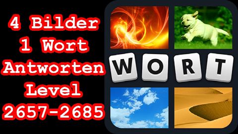 4 Bilder 1 Wort - Level 2657-2685 - Löse 7 Rätsel aus dem Bereich Essen & Trinken! - Lösungen An