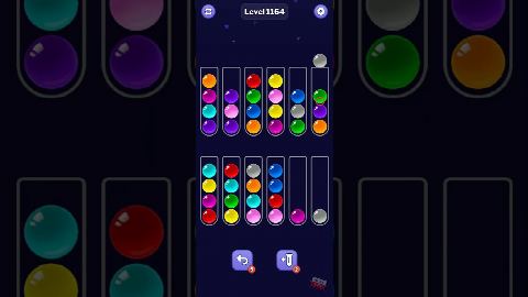 Ball Sort Puzzle – Level 1161–1170 gelöst