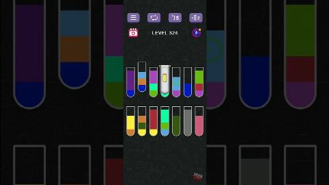 Water Sort Puzzle Level 324 – answer video