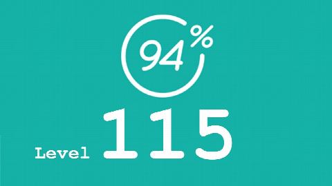 94 Prozent (94%) - Level 115 - Bild Sauna - Lösung