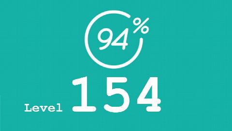 94 Prozent (94%) - Level 154 - Koerperteil mit 3 Buchstaben - Lösung