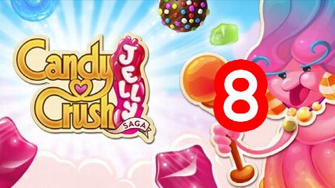 Candy Crush Jelly Saga - Level 8 - Lösung Solution Walkthrough