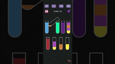 Water Sort Puzzle Level 28 – answer video