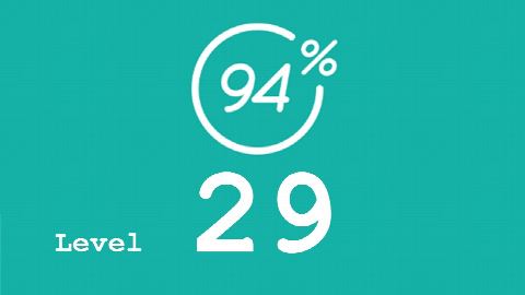 94 Prozent (94%) - Level 29 - Mathematik - Lösung