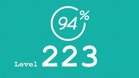 94 Prozent (94%) - Level 223 - Davon macht man gerne ein Foto - Lösung