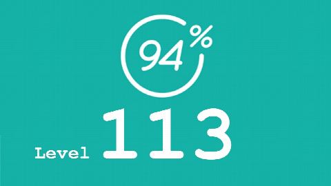 94 Prozent (94%) - Level 113 - Kartenspiel - Lösung