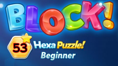 BLOCK! Hexa Puzzle! Beginner Level 53 (Rotate) - Lösung Solution Walkthrough