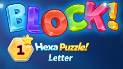 BLOCK! Hexa Puzzle! Letter Level 1 (Basic) - Lösung Solution Walkthrough