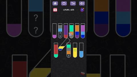 Water Sort Puzzle – Level 421–430 gelöst
