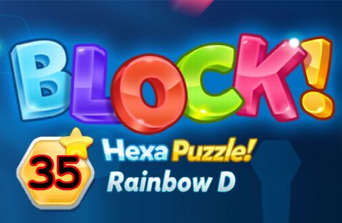 BLOCK! Hexa Puzzle! Rainbow D Level 35 (Premium) - Lösung Solution Walkthrough