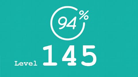 94 Prozent (94%) - Level 145 - Zylinderfoermige Objekte - Lösung