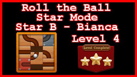 Roll the Ball Bianca Level 4 (Star Mode - Star B) - Lösung Solution Walkthrough