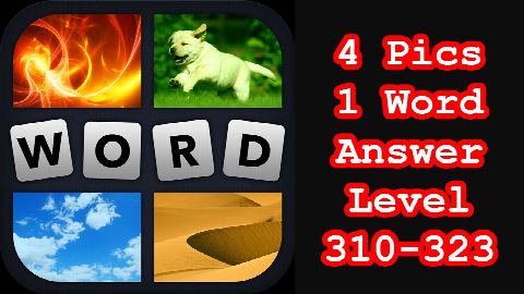 4 Pics 1 Word - Level 310-323 - Find 4 puzzles depicting emotions! - Answers Walkthrough