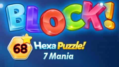 BLOCK! Hexa Puzzle! 7 Mania Level 68 (Basic) - Lösung Solution Walkthrough