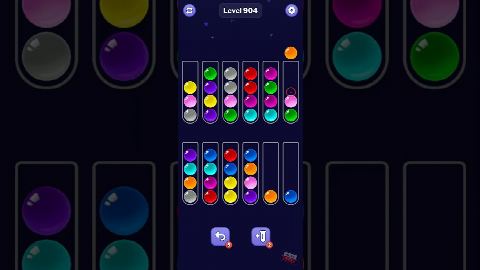 Ball Sort Puzzle – Level 901–910 gelöst