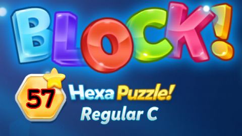 BLOCK! Hexa Puzzle! Regular C Level 57 (Premium) - Lösung Solution Walkthrough