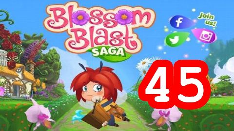 Blossom Blast Saga - Level 45 - Lösung Solution Walkthrough