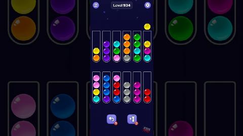 Ball Sort Puzzle – Level 931–940 gelöst
