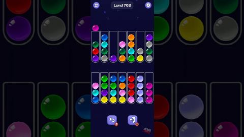 Ball Sort Puzzle – Level 701–710 gelöst