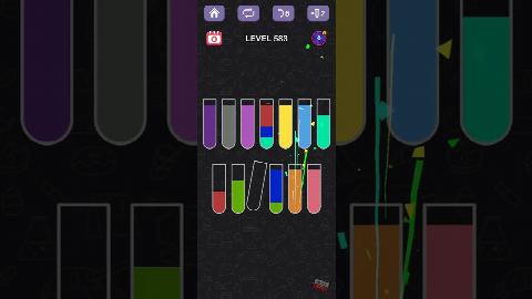 Water Sort Puzzle – Level 581–590 gelöst