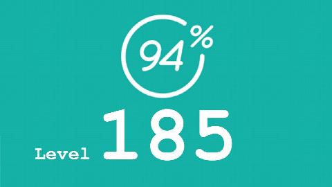 94 Prozent (94%) - Level 185 - Bild Schlittenhunde - Lösung