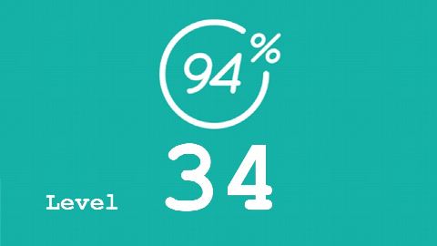 94 Prozent (94%) - Level 34 - Frankreich - Lösung