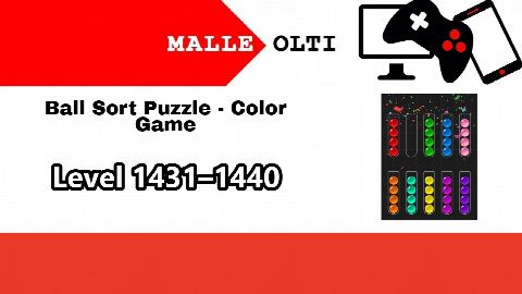 Water Sort Puzzle – Level 1431–1440 gelöst