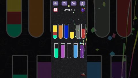 Water Sort Puzzle – Level 141–150 gelöst