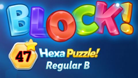 BLOCK! Hexa Puzzle! Regular B Level 47 (Basic) - Lösung Solution Walkthrough