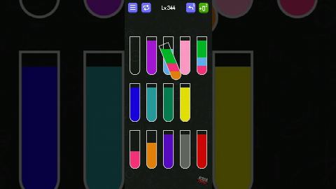 Water Sort - puzzle games – Level 341–350 gelöst