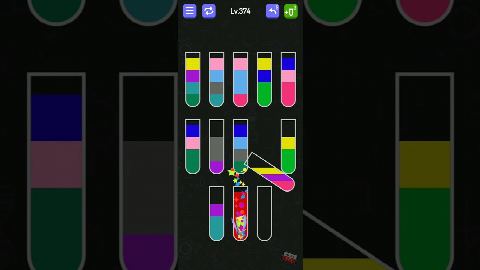 Water Sort - puzzle games Level 371-380 – answer video