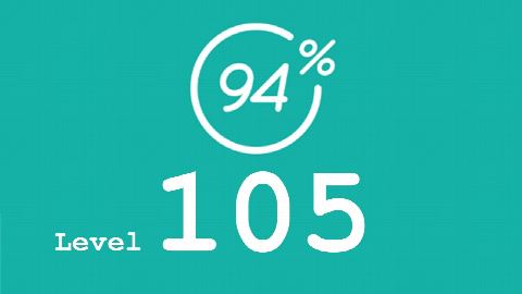 94 Prozent (94%) - Level 105 - Erde - Lösung