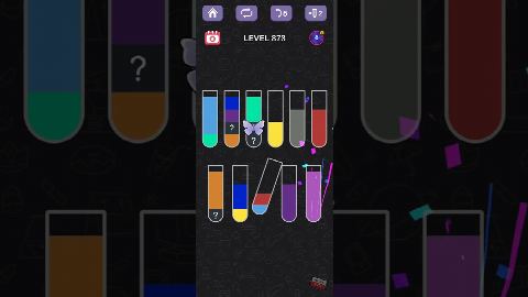 Water Sort Puzzle – Level 871–880 gelöst
