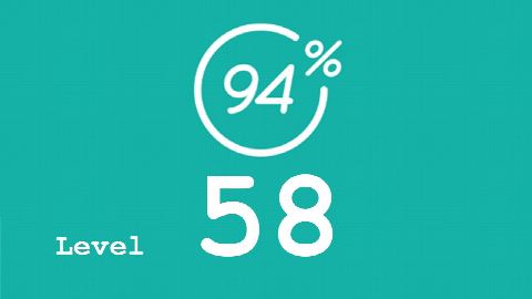 94 Prozent (94%) - Level 58 - Weihnachten - Lösung
