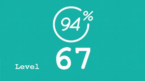 94 Prozent (94%) - Level 67 - Bild Taucherbrille - Lösung