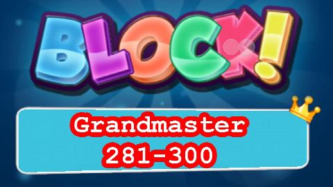 BLOCK! Grandmaster Level 281-300 (Basic) - Lösung Solution Walkthrough