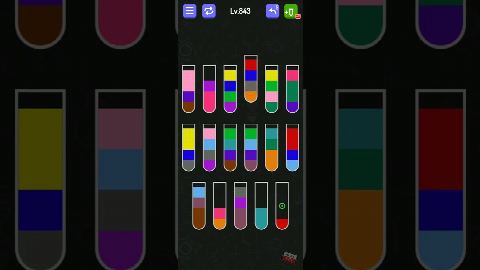 Water Sort - puzzle games – Level 841–850 gelöst