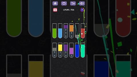 Water Sort Puzzle – Level 701–710 gelöst