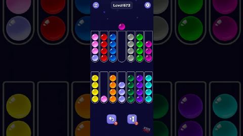 Ball Sort Puzzle – Level 671–680 gelöst